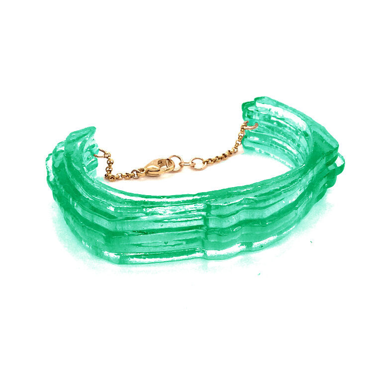 Jade Knot Blend Cuff Bracelet