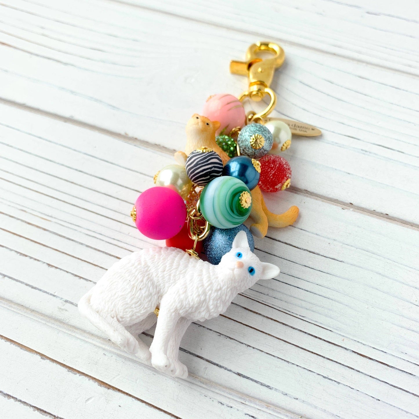 Here Kitty Kitty Cat Bag Charm
