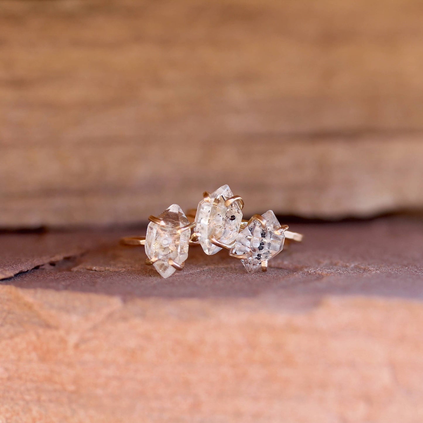 Herkimer Diamond Ring