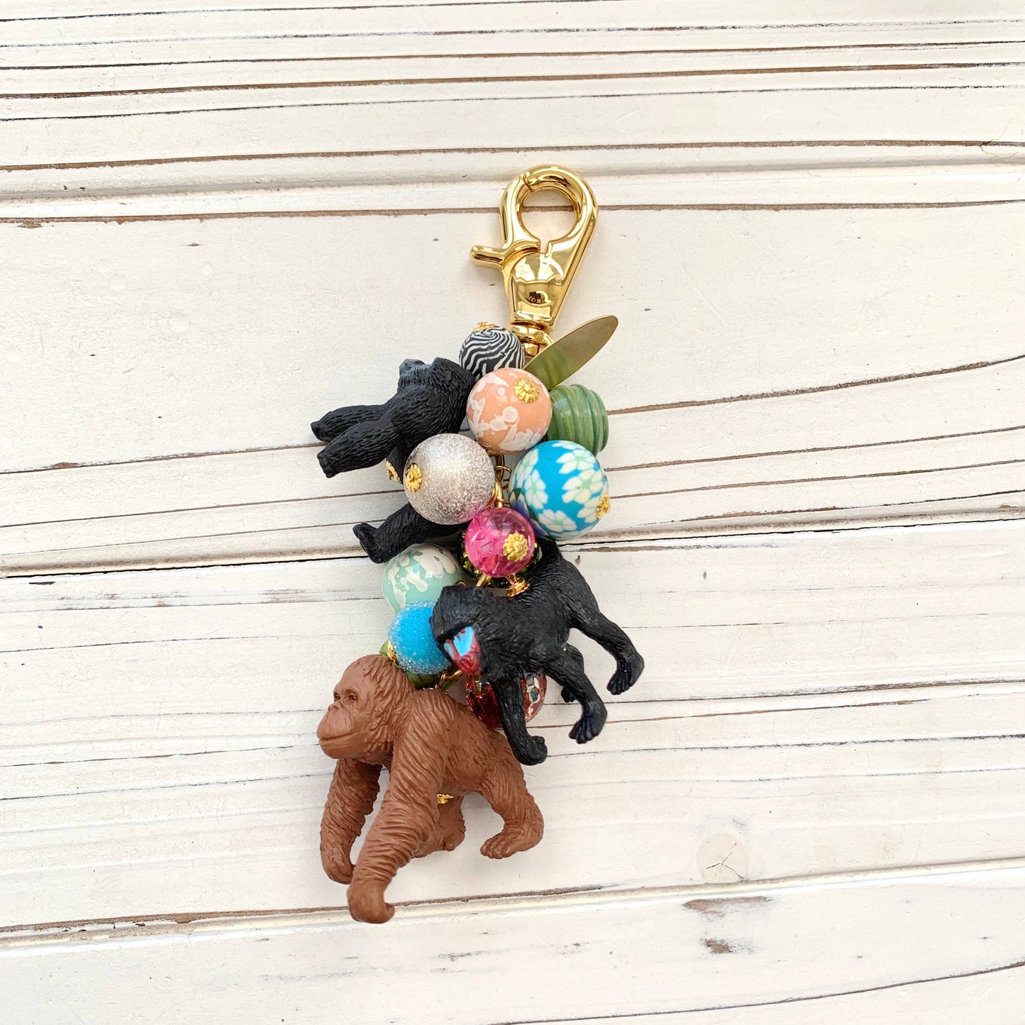Monkey Business Bag Charm & Keychain