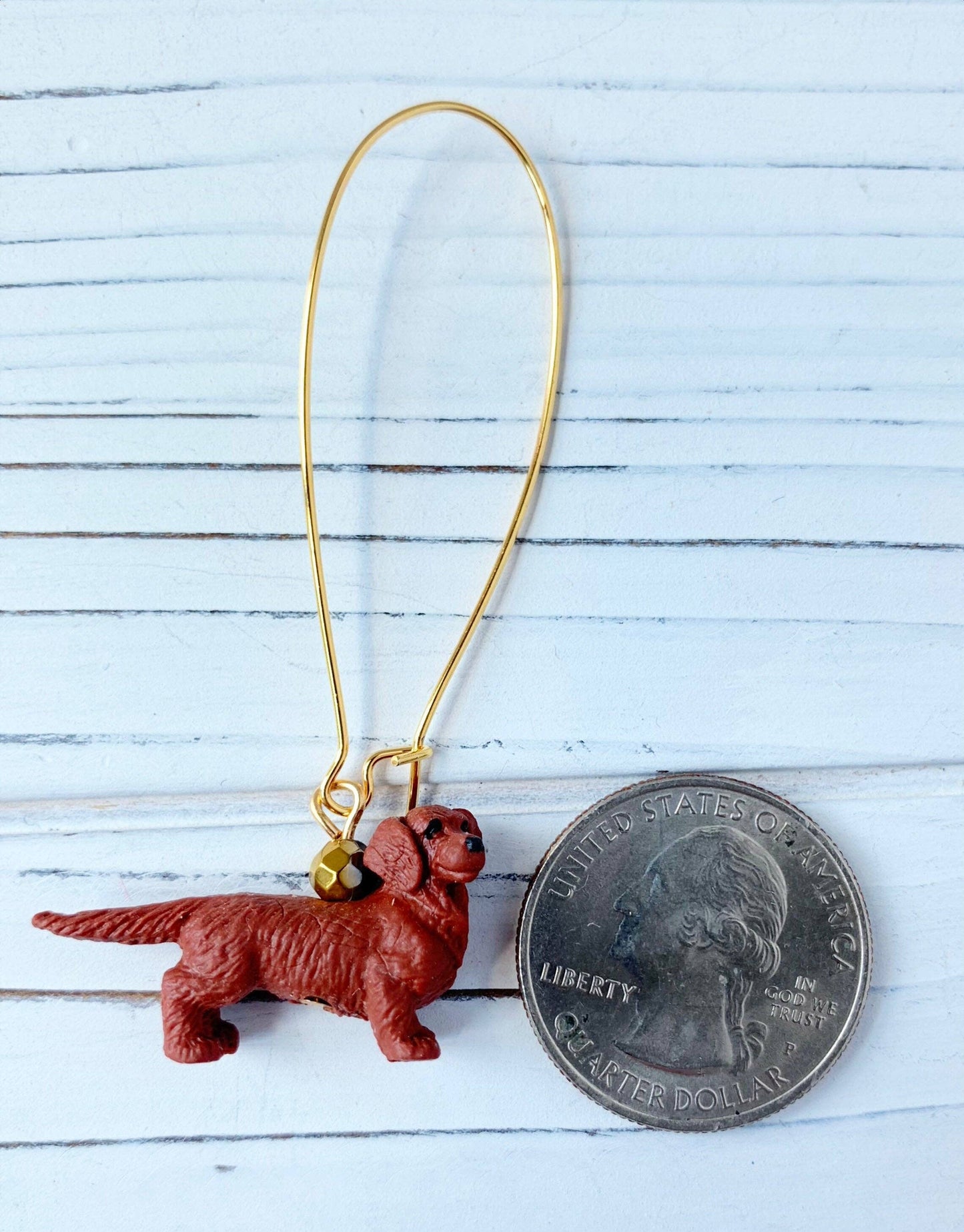 Miniature Dachshund Dog Earrings