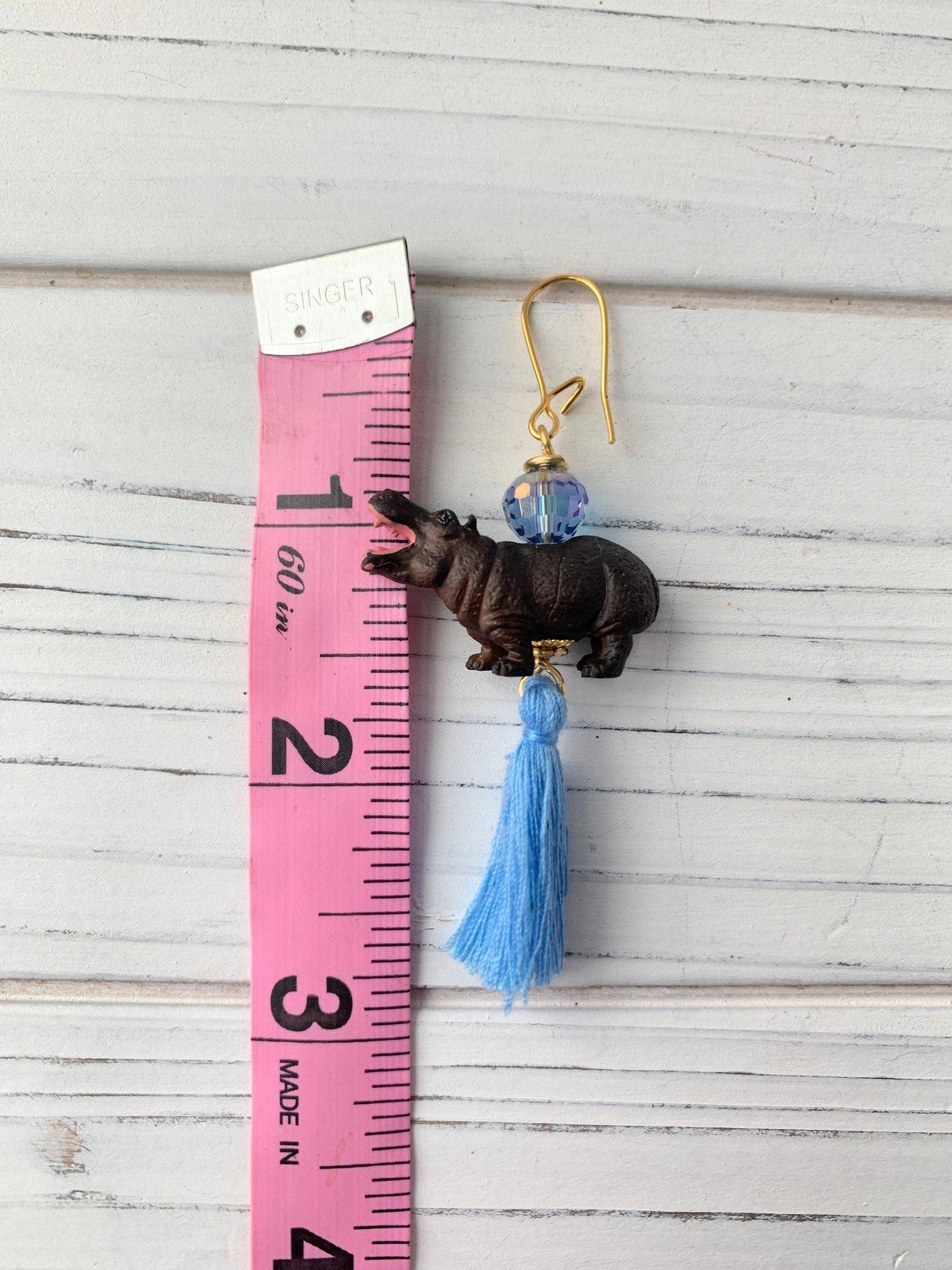 Mini Hippo Earrings