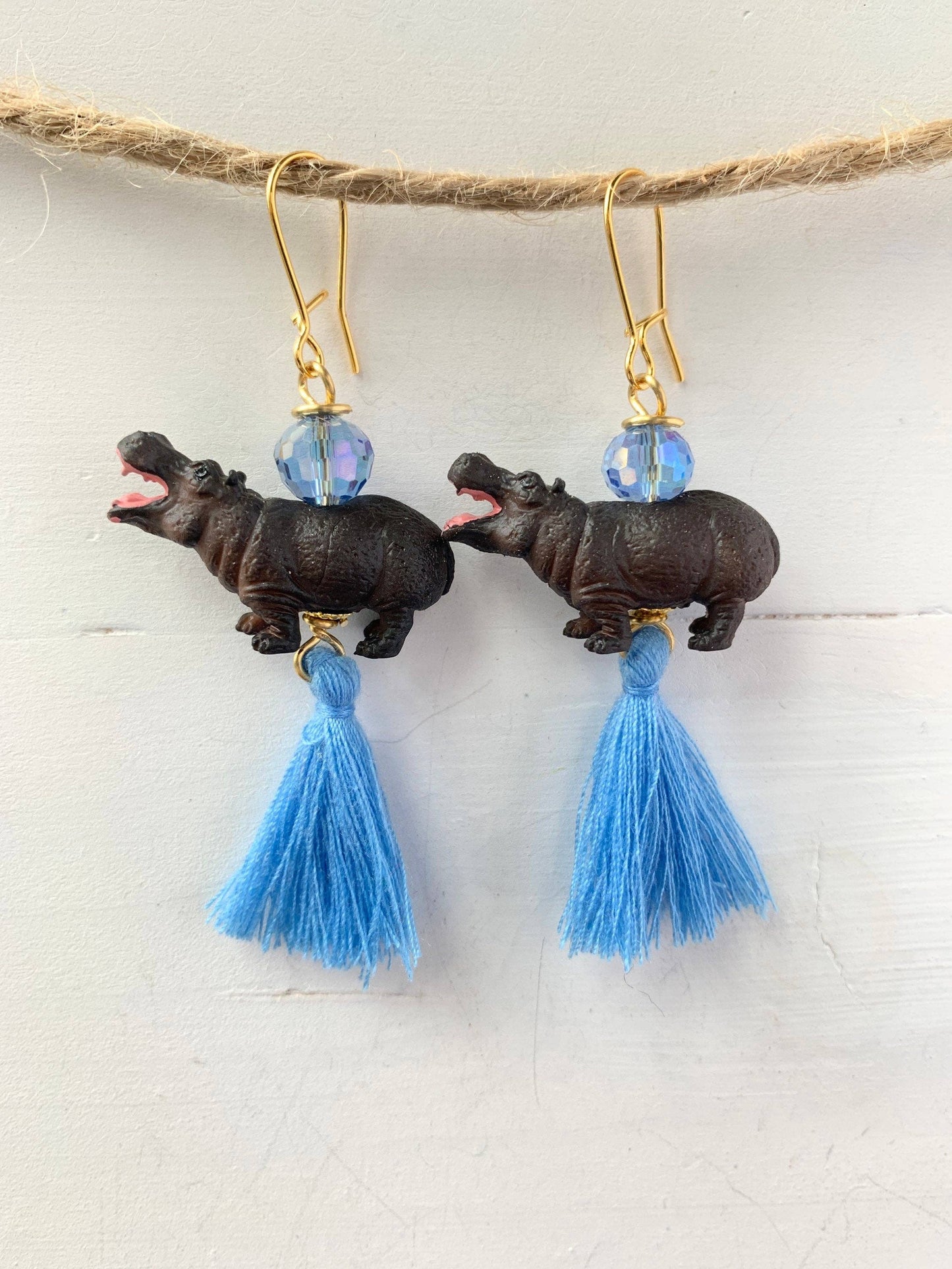 Mini Hippo Earrings
