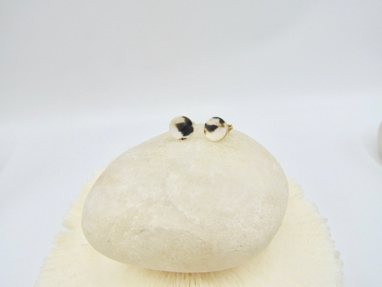 Small MagPie Circle Studs