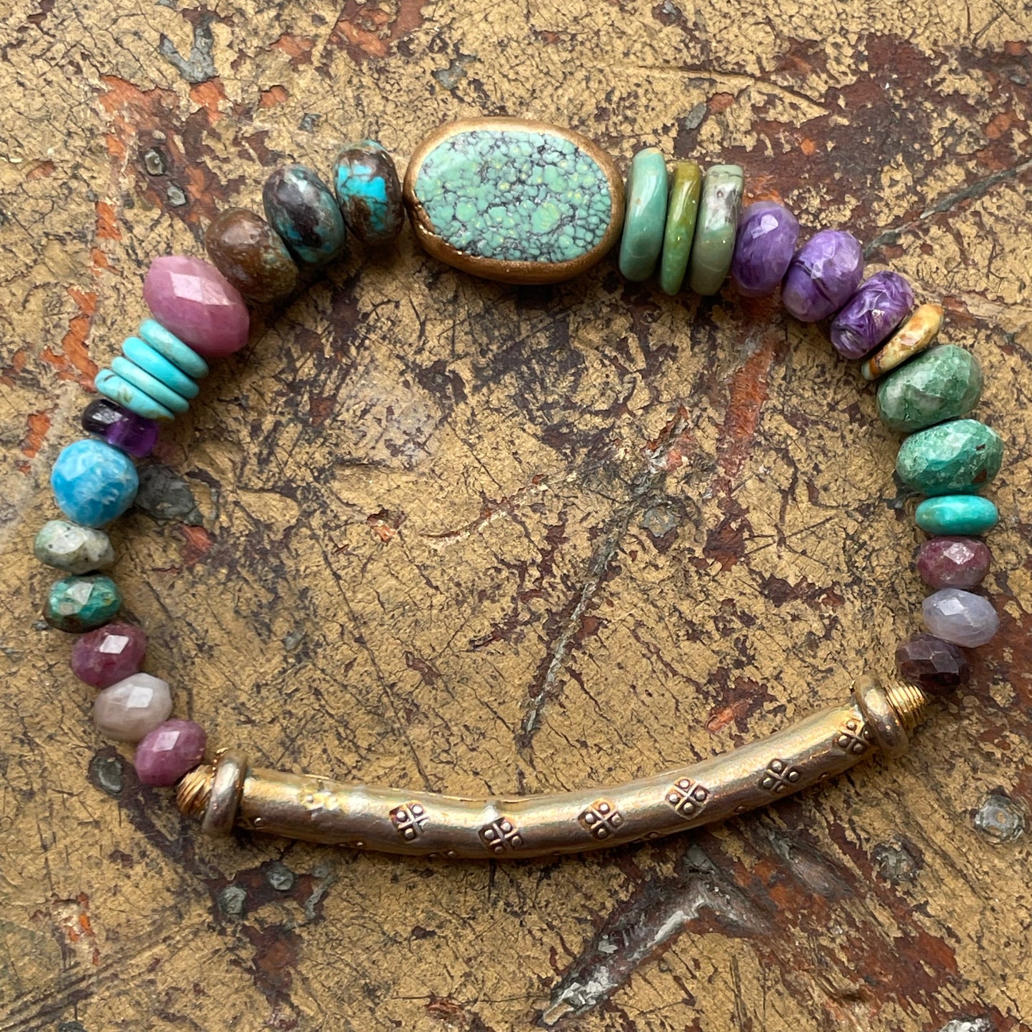 Chariote and Turquoise Bracelet