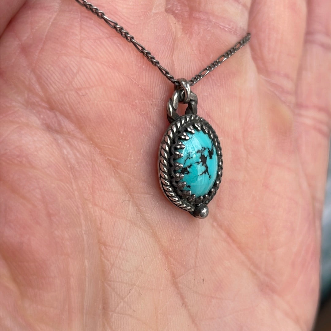 Mini Turquoise Pendant