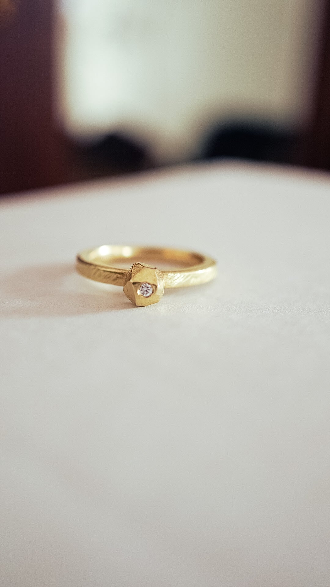 Rock Top Diamond Ring