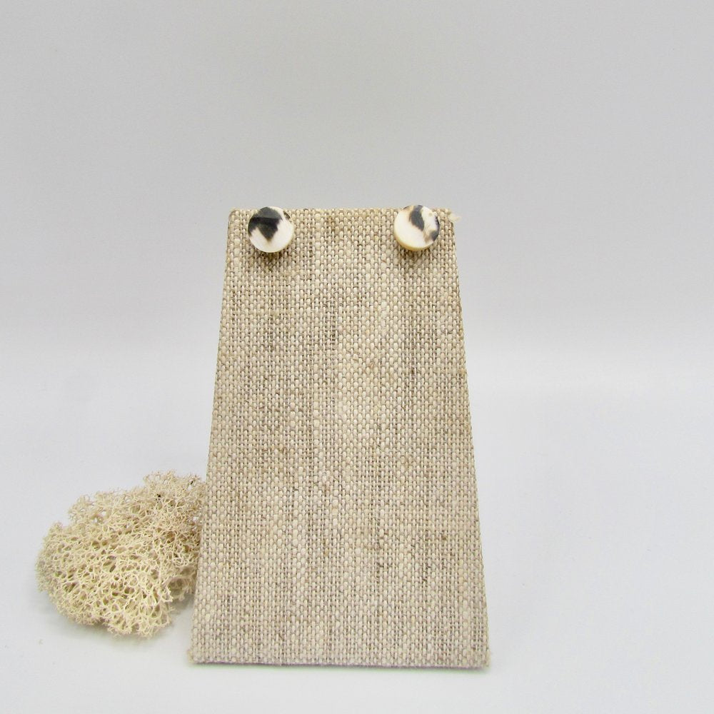 Small MagPie Circle Studs
