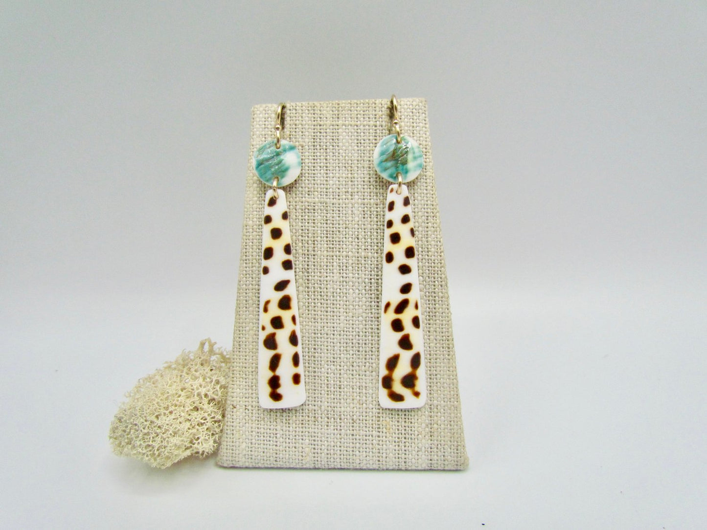 Large Charlie Girls Rectangles on Gold