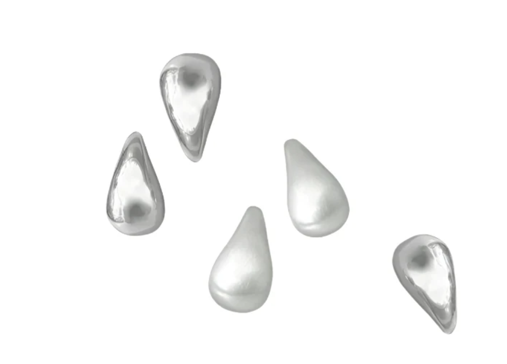 Sterling Silver Droplet Mini Stud Earrings