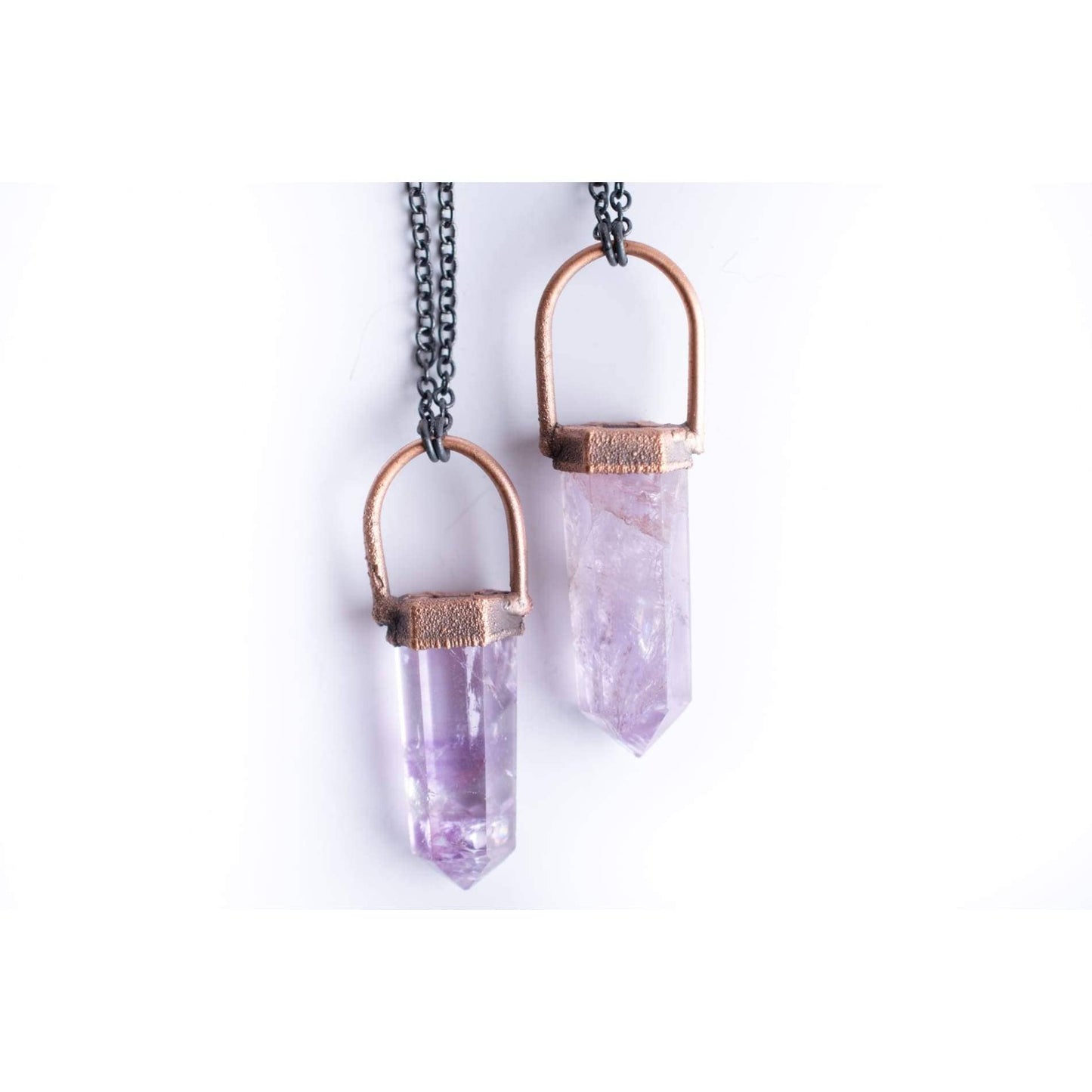 Polished Amethyst Necklace