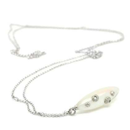 Mother of Pearl Barnacle Necklace