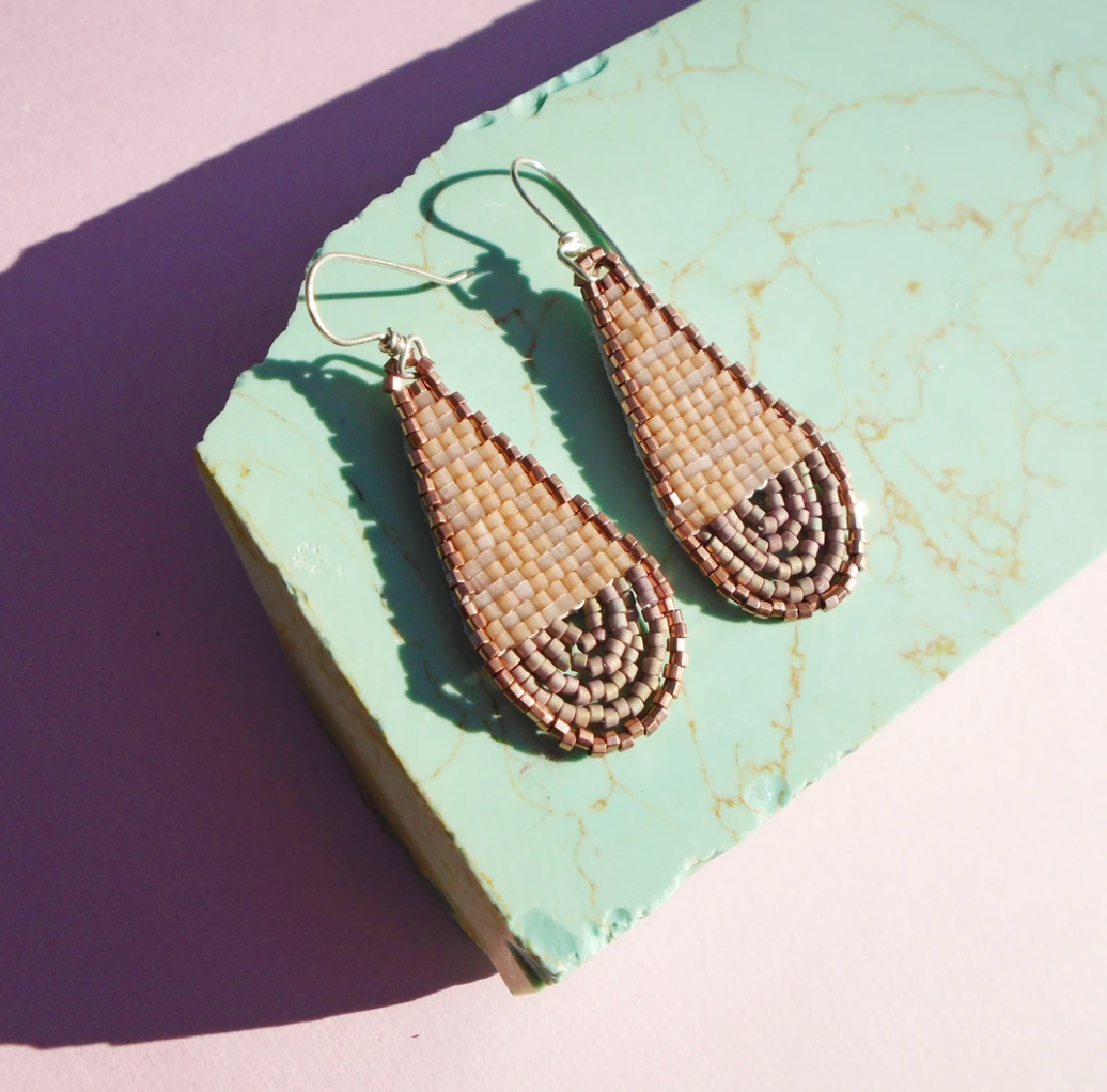 Velvet Earth Loop Earrings