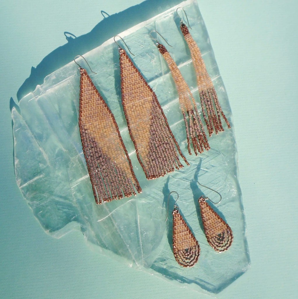 Velvet Earth Loop Earrings