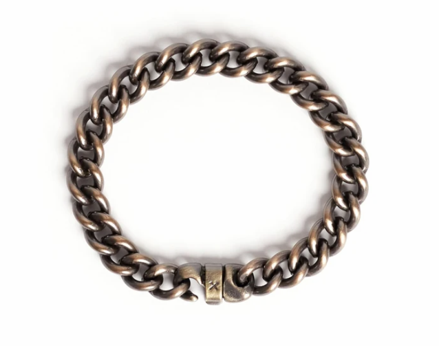Signature Bracelet- Brass Work Patina