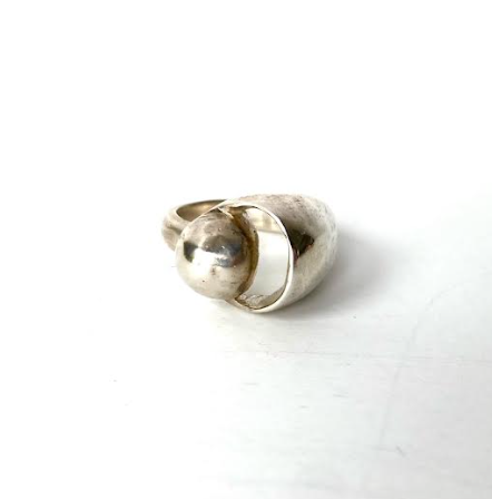Sterling Silver Planet Ring