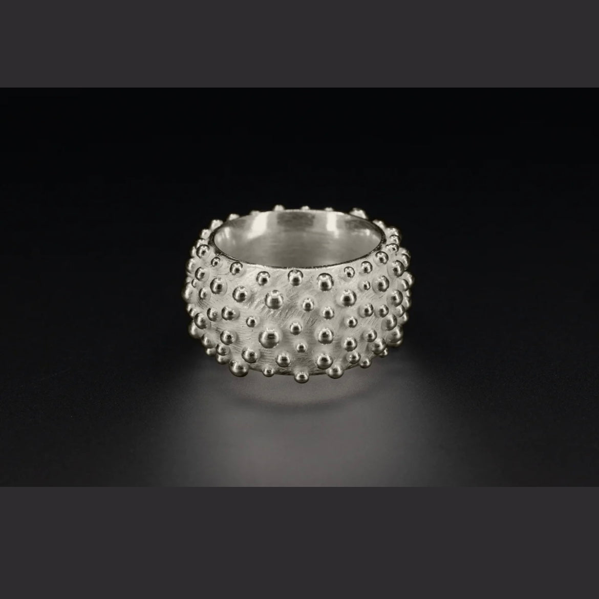 Bumpy Half Round Ring