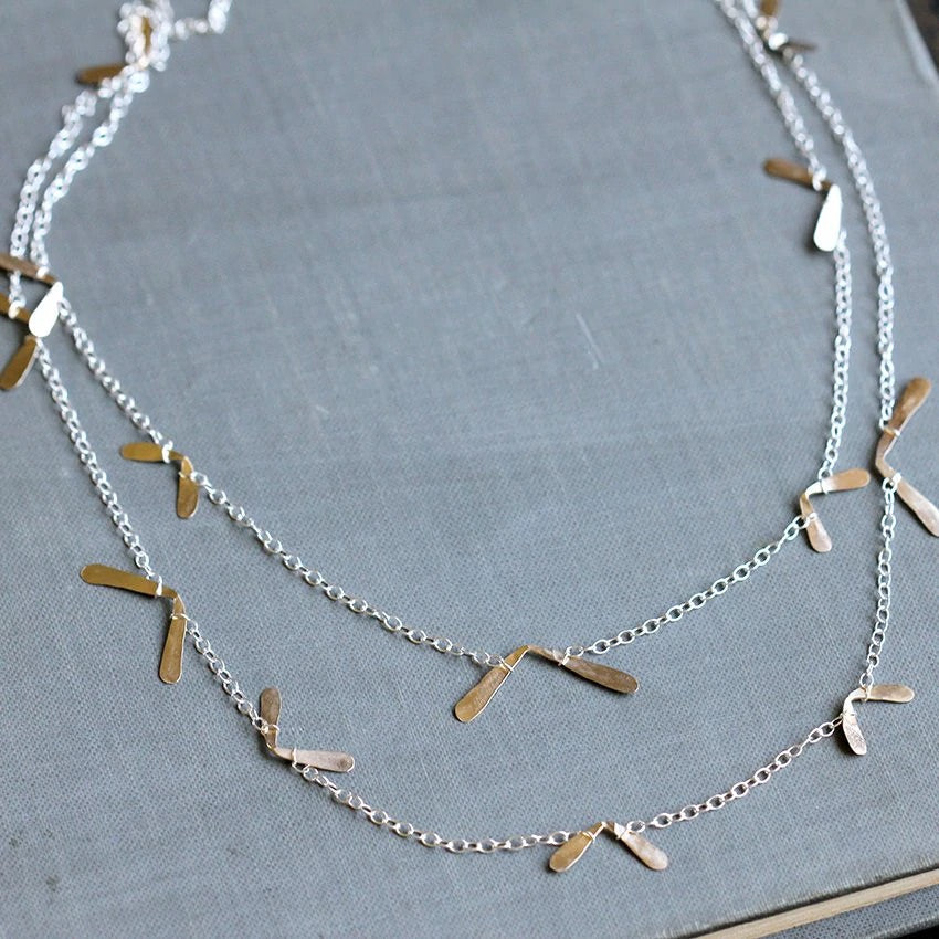 Flutter Double Wrap Necklace