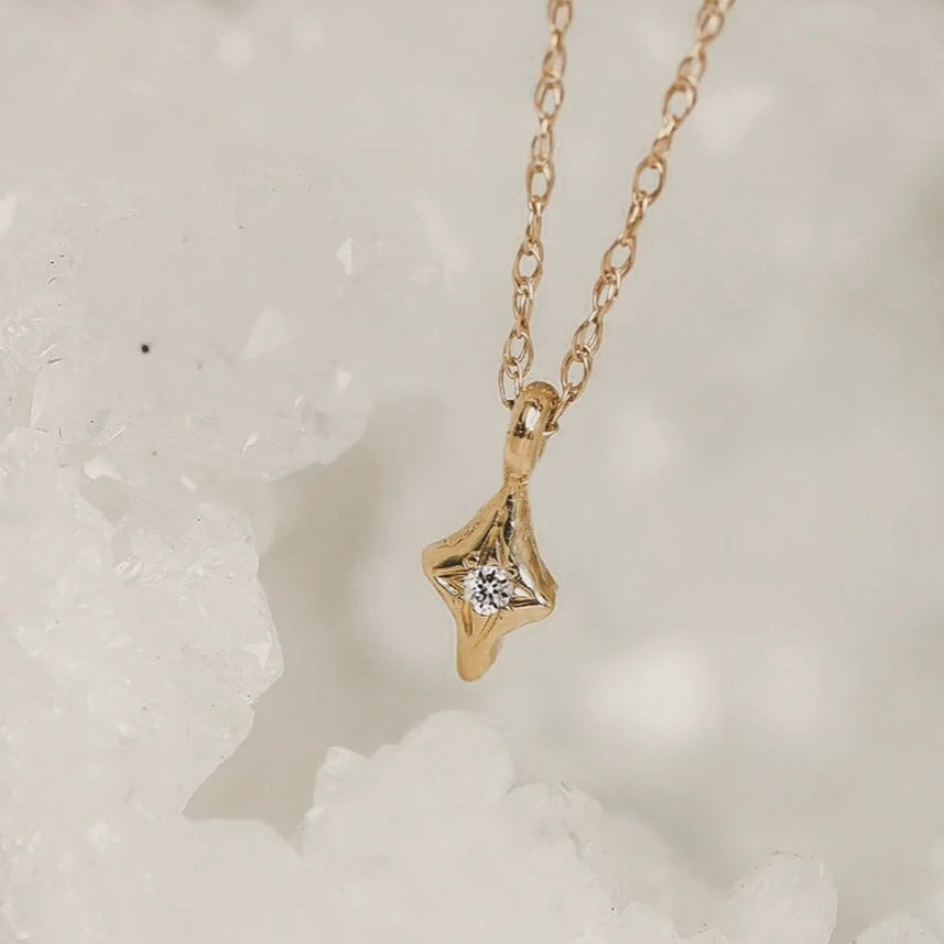 North Star Diamond Necklace