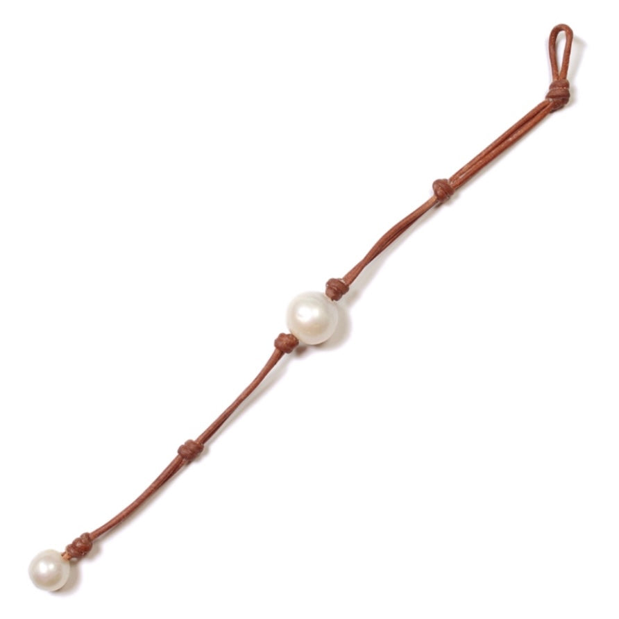 "Coastal" Single Freshwater Pearl Bracelet