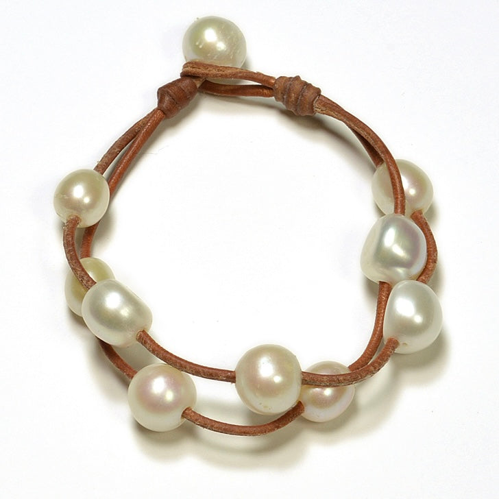 "Music" two strand Freshwater Pearl Bracelet