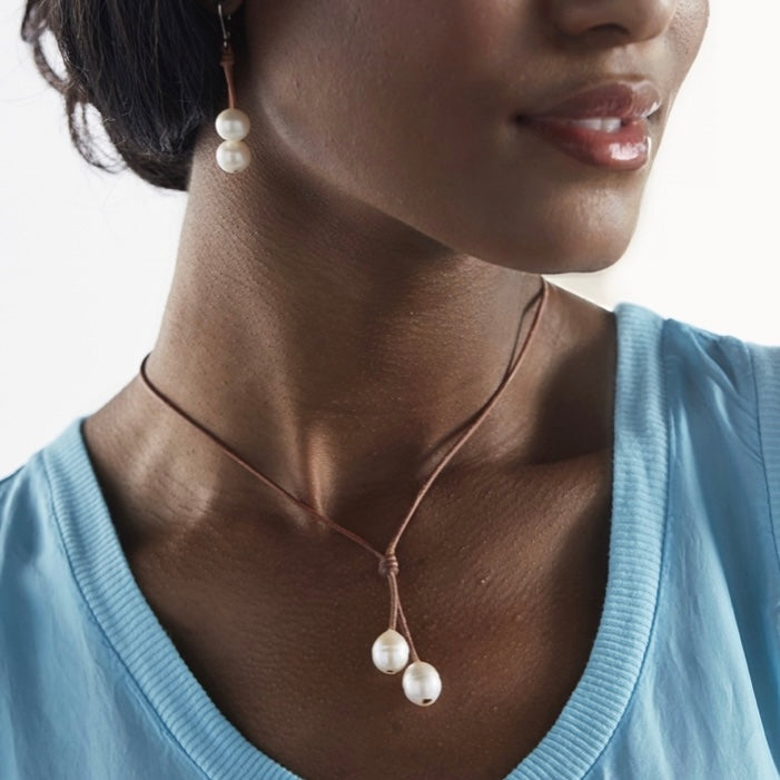 "Rain" Freshwater Pearl Necklace