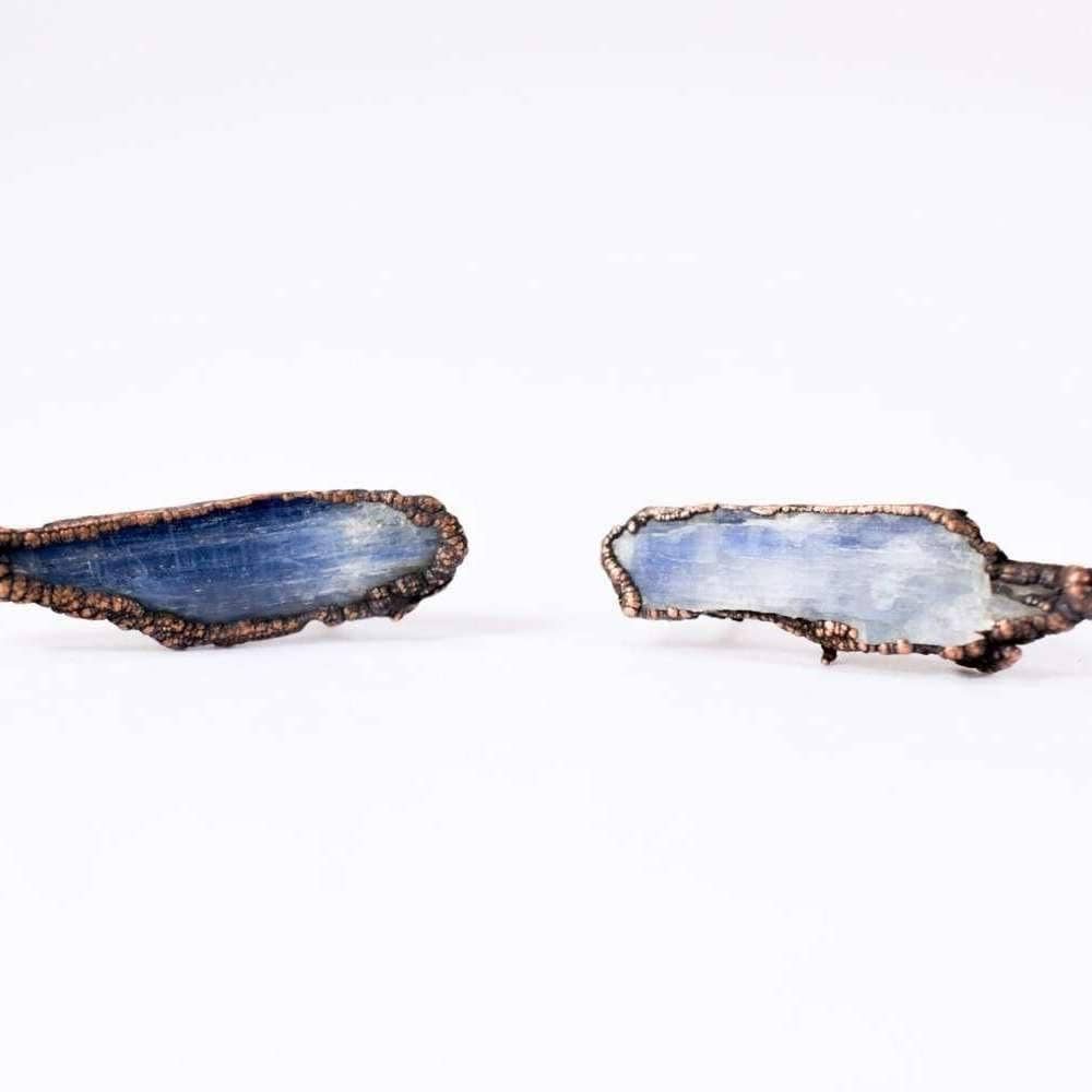 Raw Crystal Stud Earrings