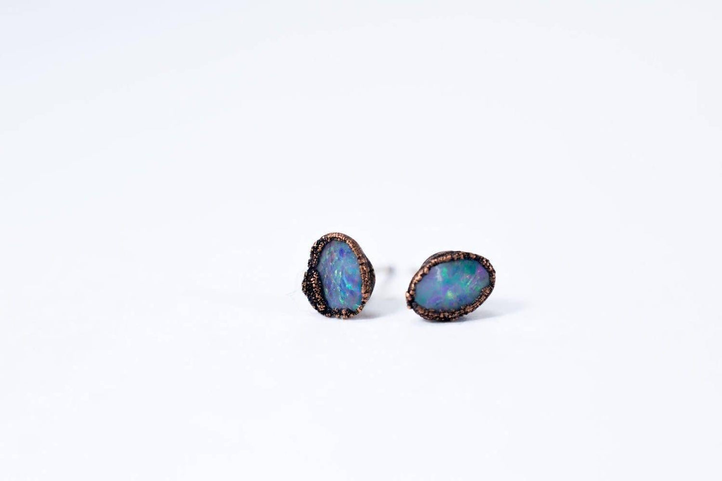 Raw Crystal Stud Earrings