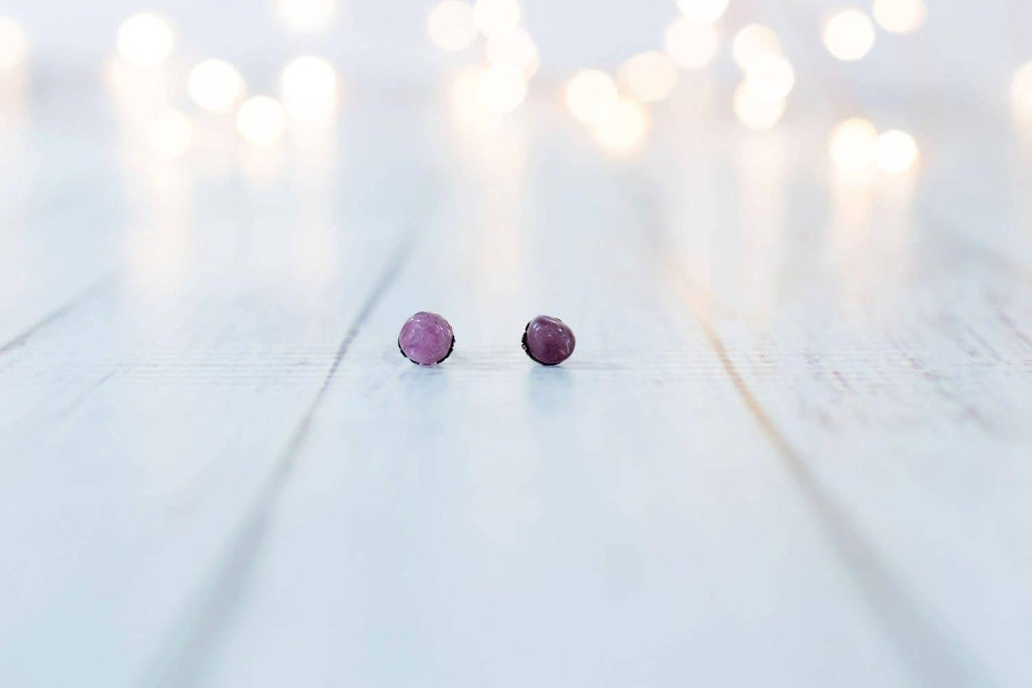 Raw Crystal Stud Earrings
