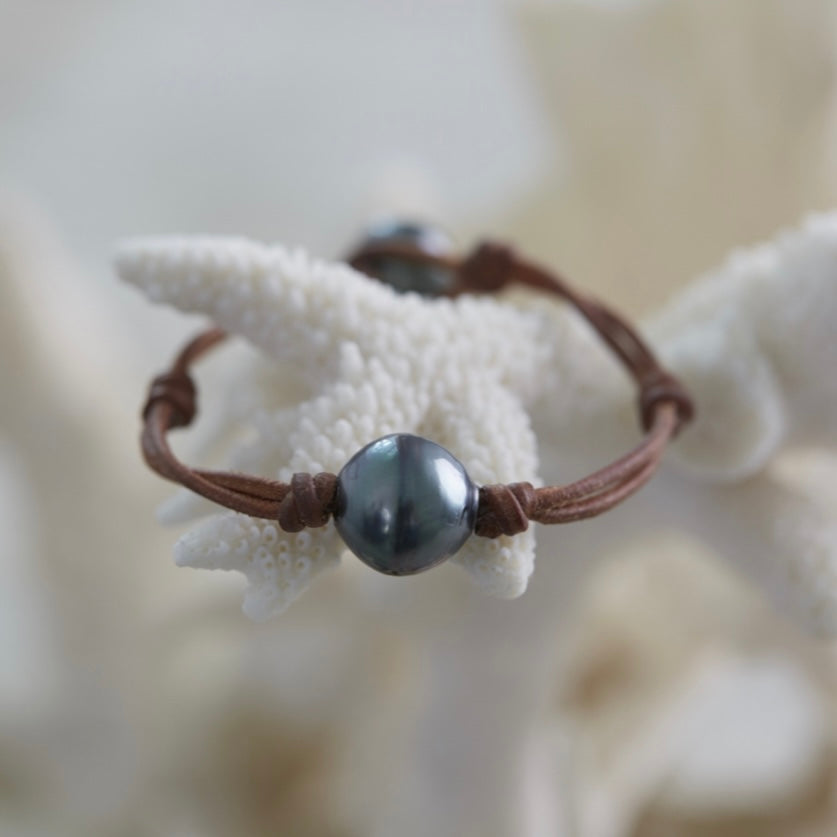 "Bora Bora" Single Tahitian Pearl Bracelet