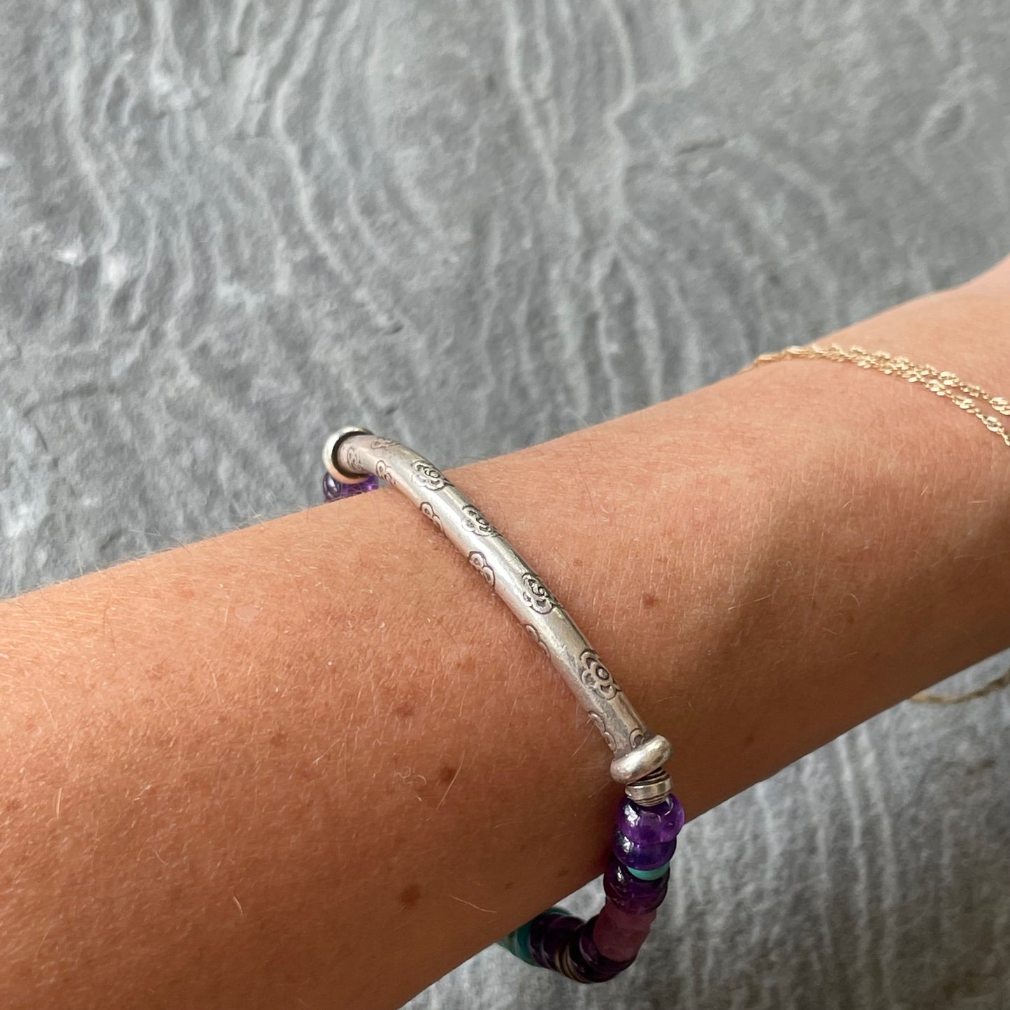 Amethyst Angela Bracelet