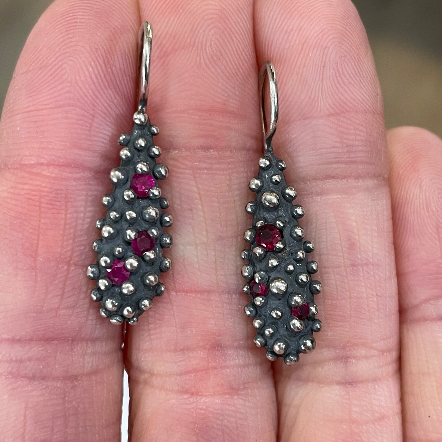 Bumpy Drop Earrings