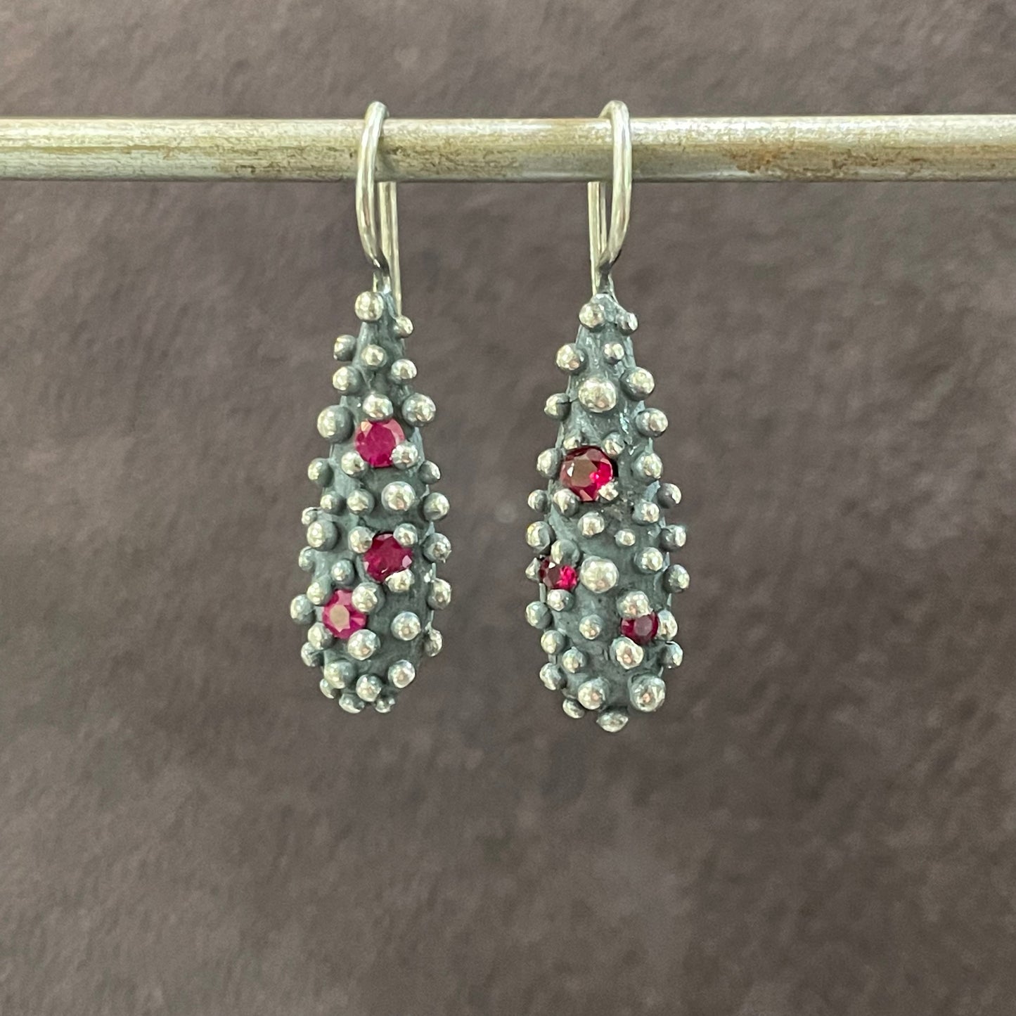 Bumpy Drop Earrings