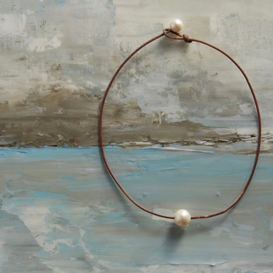 Coastal Single Freshwater Pearl Necklace