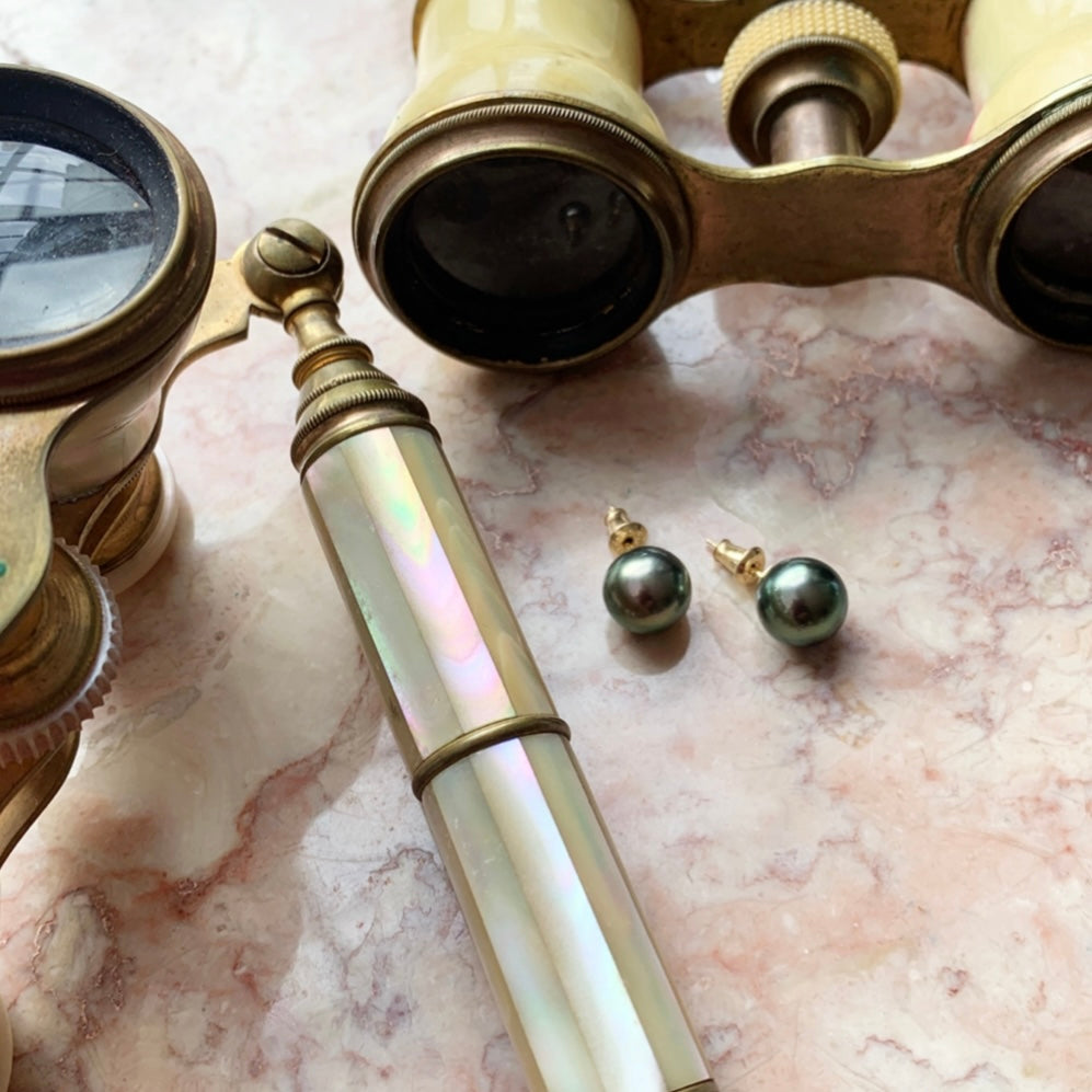 "Mareva" Tahitian Pearl Stud Earrings