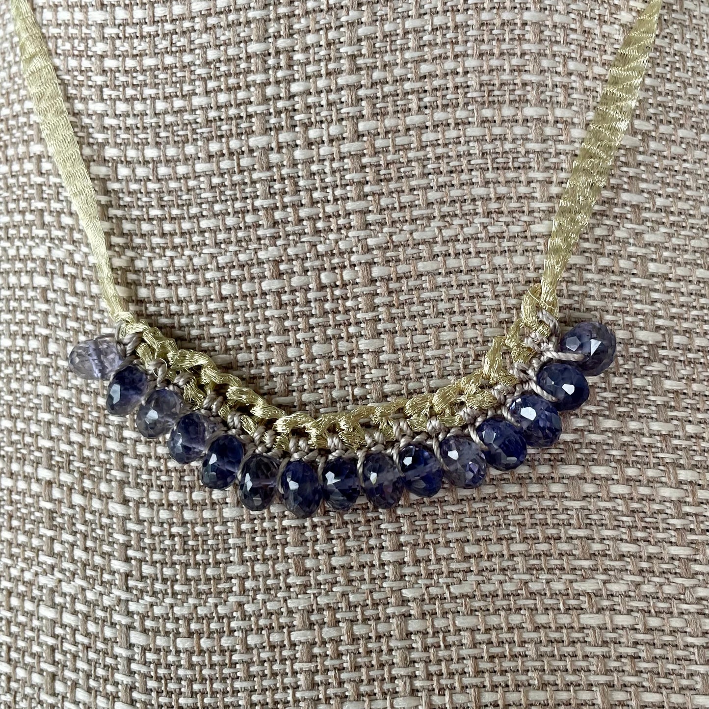 Woven Rondelle Necklace