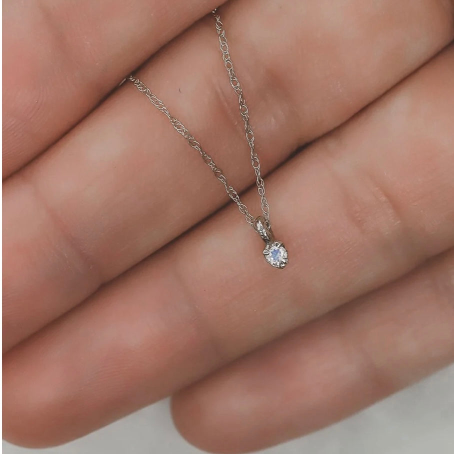 Moonstone Pendant Necklace