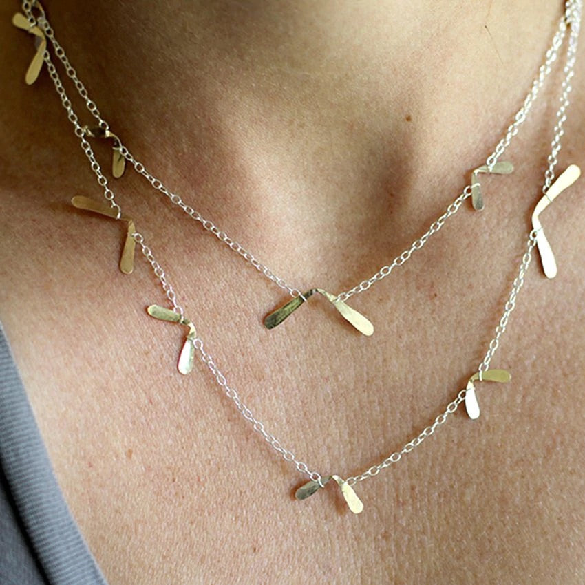 Flutter Double Wrap Necklace
