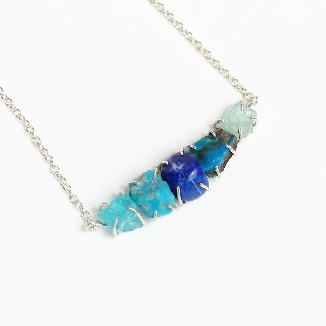 Ayse Necklace-Blue