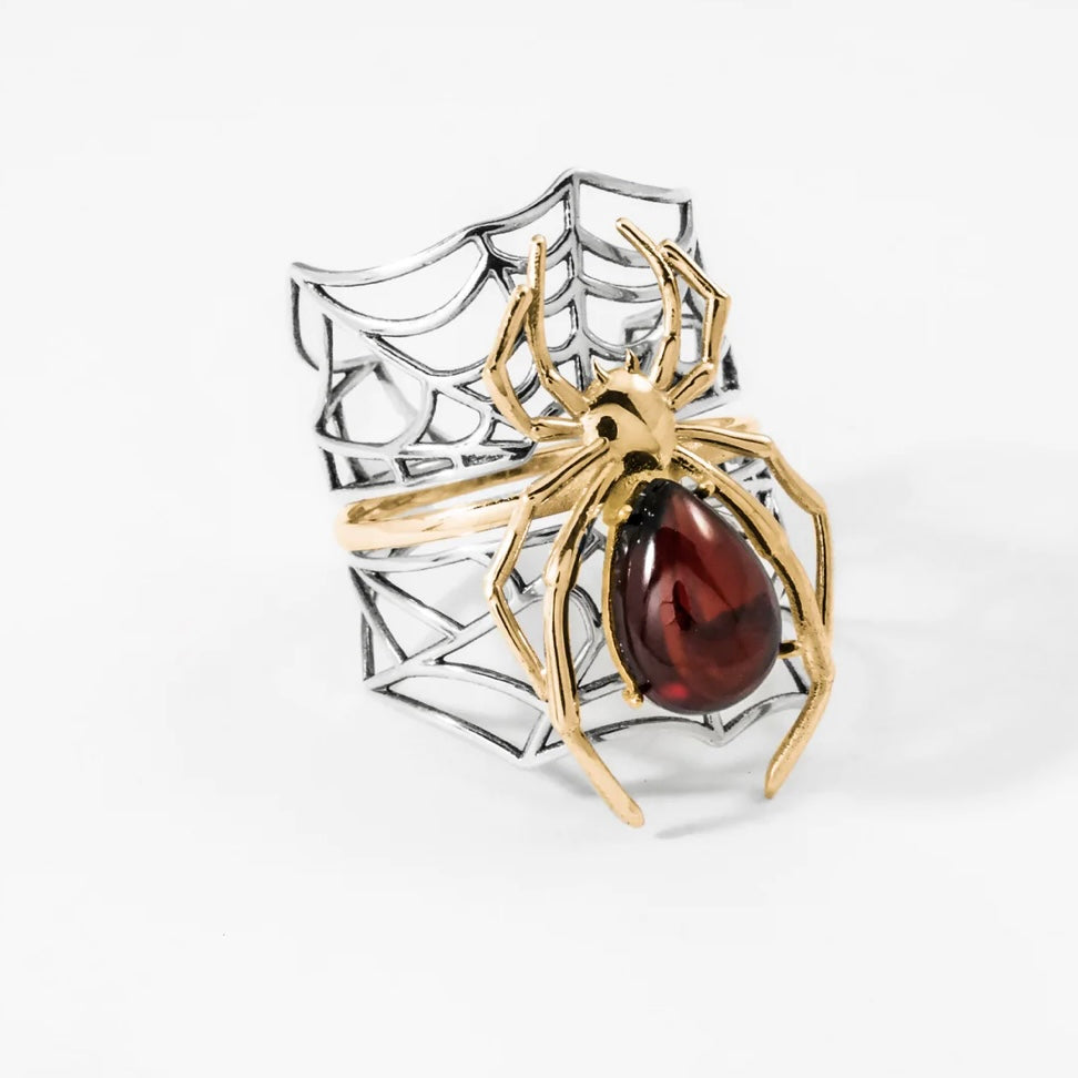 Spider Web Ring- 1/2 web