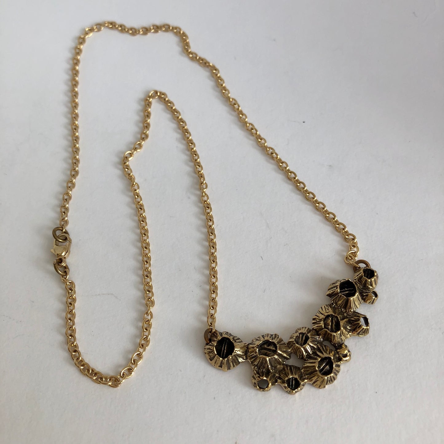 Intertidal Barnacle Necklace- Bronze