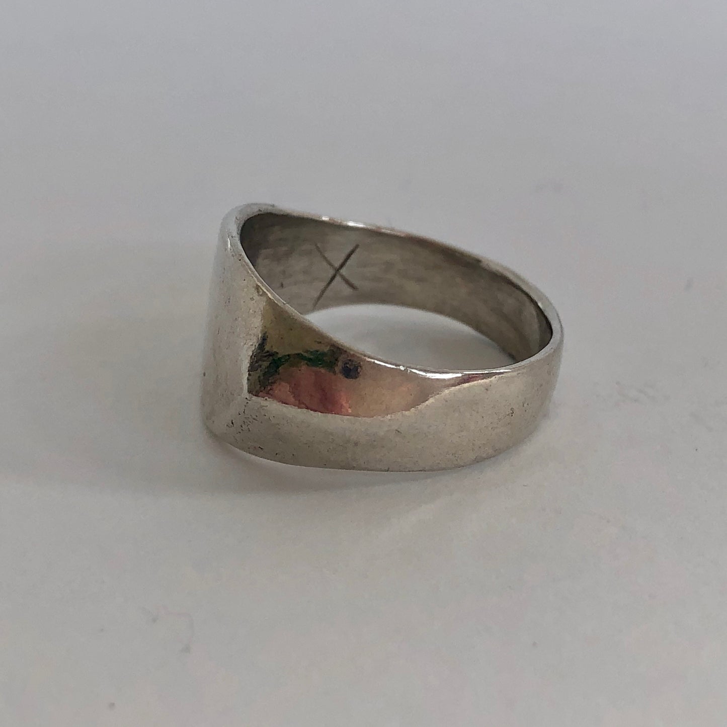 Evil Eye Signet Ring- Sterling