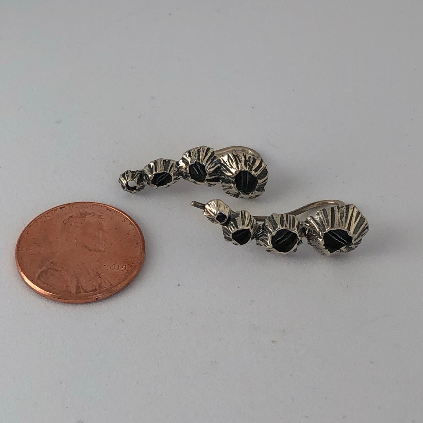 Barnacle Ear Climbers- Sterling