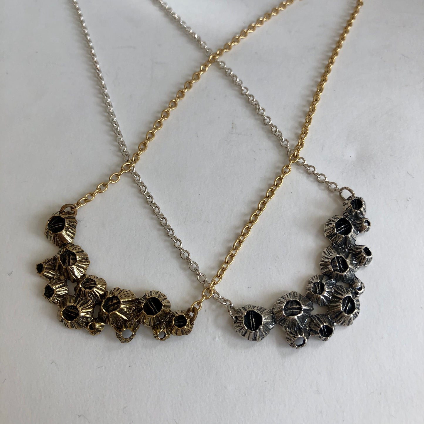 Intertidal Barnacle Necklace- Sterling Silver