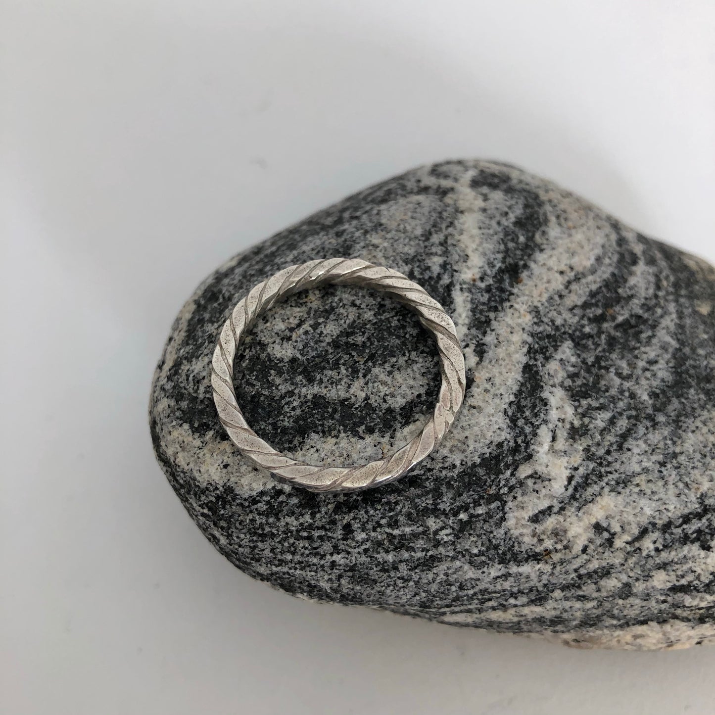 Sterling Silver twisted wire ring