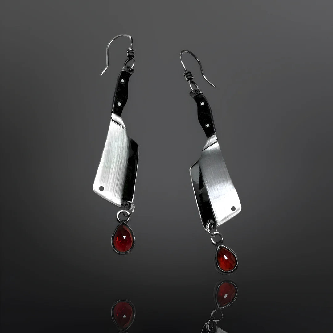 Meat Cleaver Earrings