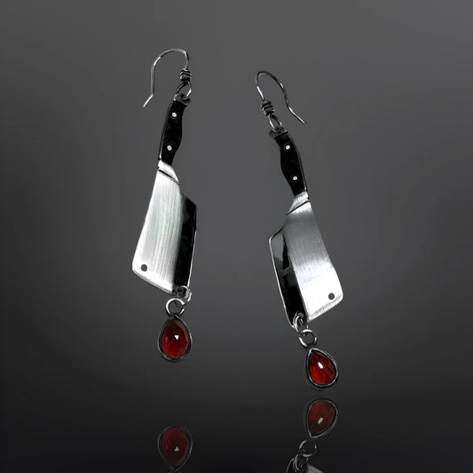 Meat Cleaver Earrings