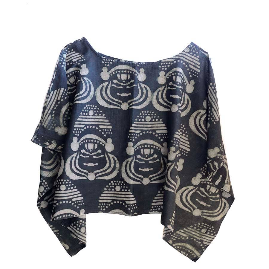 Block Print Crop Top - Kathak