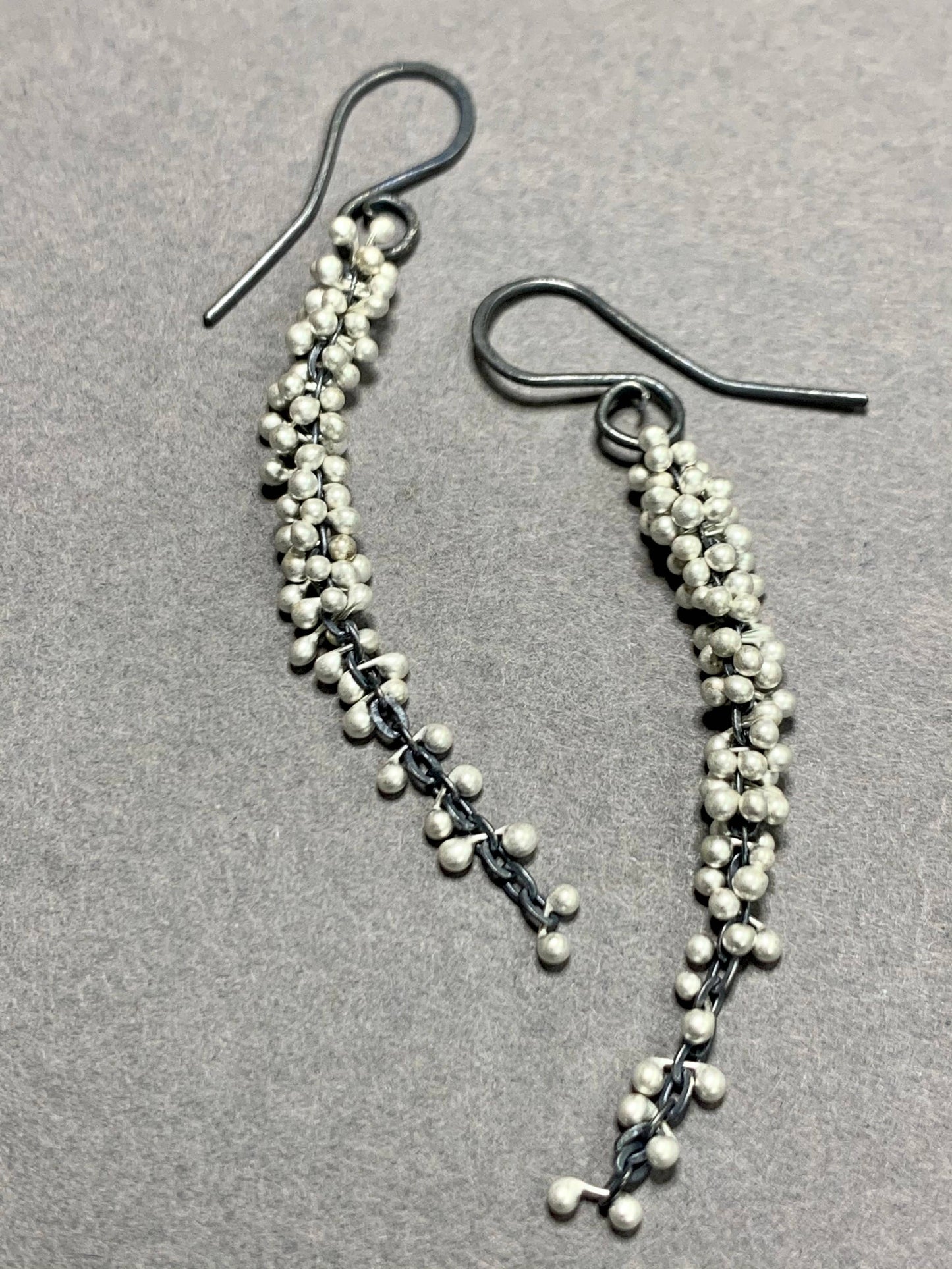 Wisteria Caviar Earrings- Long