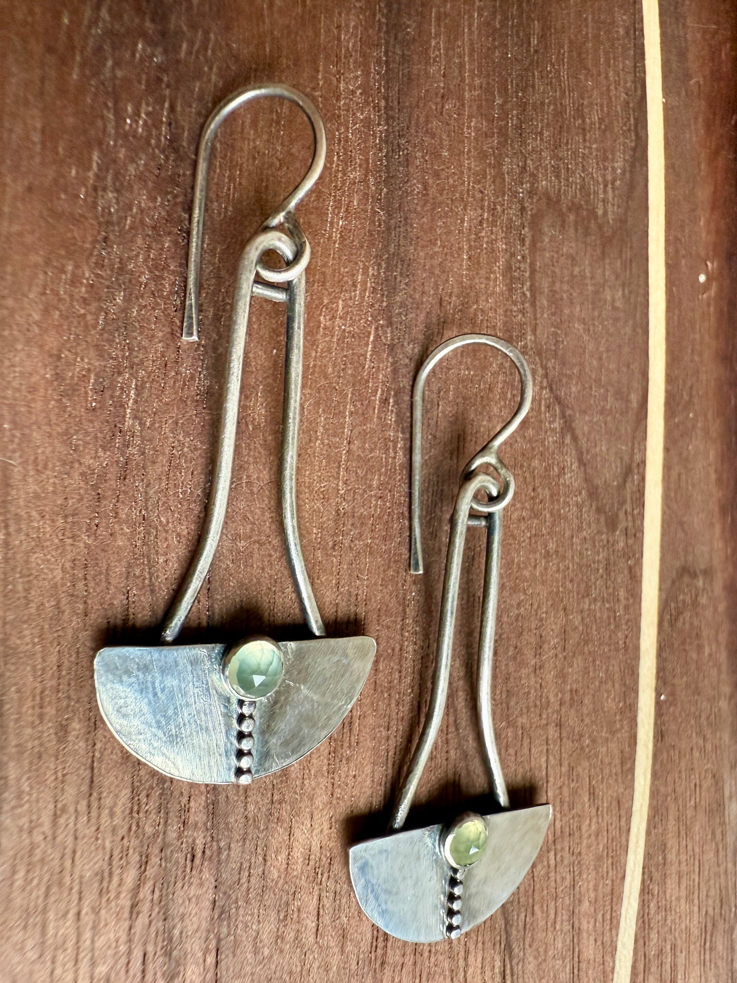 Phoebe Prehnite Earrings